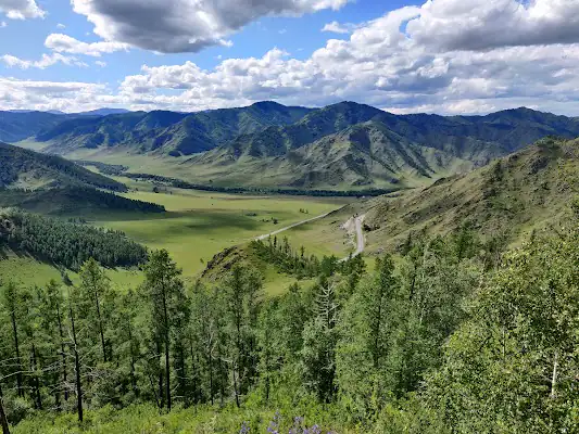 North Asia road trip scenery