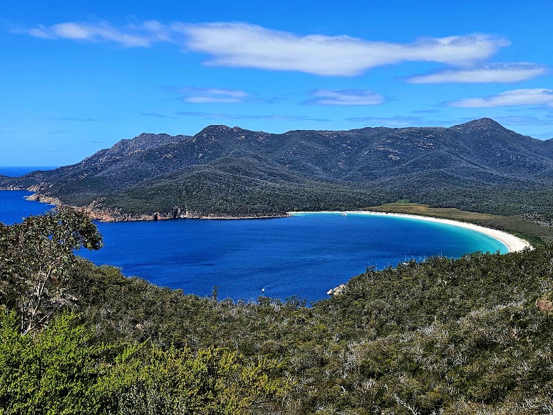 Wineglass Bay Lookout walk — Grade 3 lookout walk — East Coast Tasmania — Australia