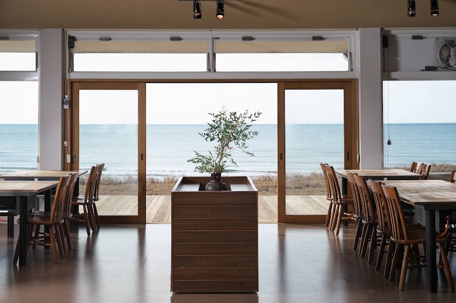 Hamayaki Noto Fudo, Chirihama — Grilled Noto seafood — Noto Peninsula Recovery Loop — Japan