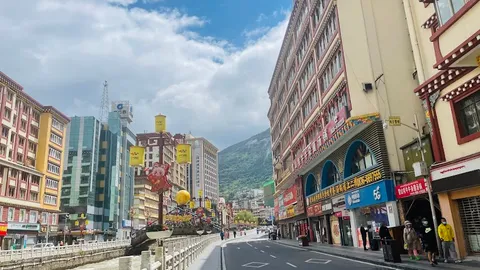 Kangding — City — G318 Sichuan-Tibet Highway — China