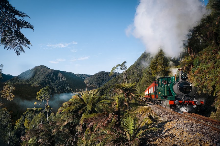 West Coast Wilderness Railway — Booked heritage railway — Tasmania West Coast — Australia