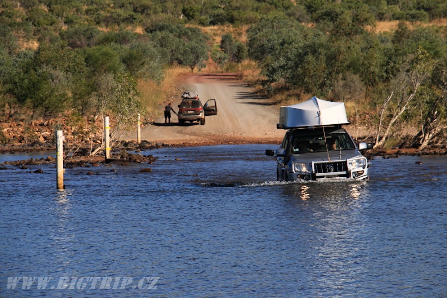 Pentecost River crossing viewpoint — Road-condition decision point — Gibb River Road — Australia