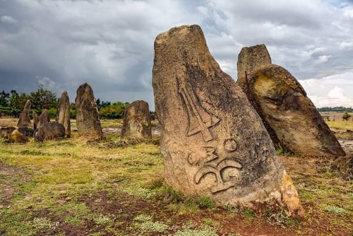 Tiya UNESCO World Heritage Site — archeology — Omo Valley Tribal Route — Ethiopia