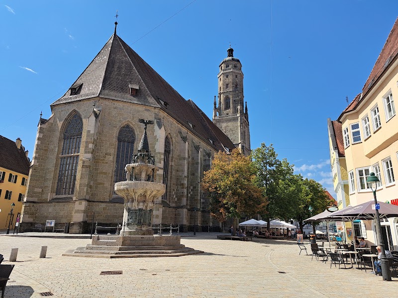 Nördlingen walls and Daniel Tower — Historic town — The Romantic Road — Germany