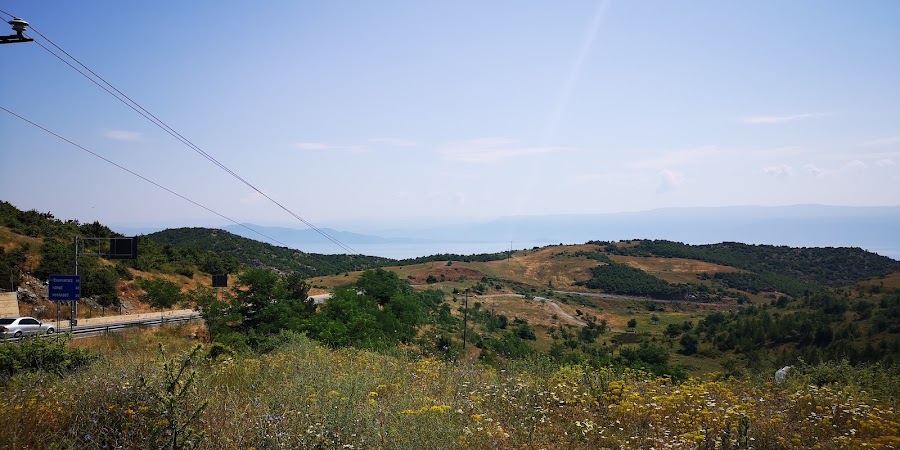 Qafë Thanë crossing and Struga — Border and town — Lake Ohrid Cross-Border Loop — North Macedonia