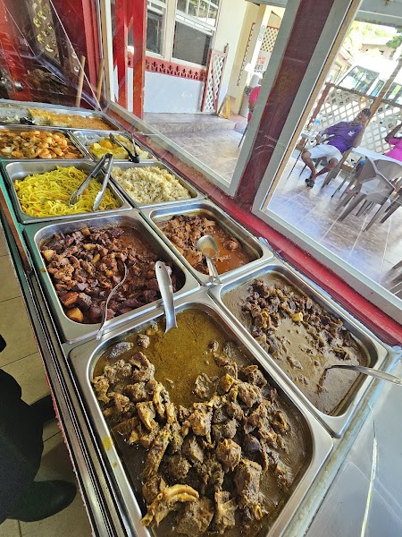 Balandra Beach Roadside Food — Trinidadian roadside food — Trinidad North Coast Road — Trinidad and Tobago