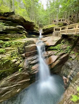 Sabbaday Falls — Nature — Kancamagus Highway and Franconia Notch — United States