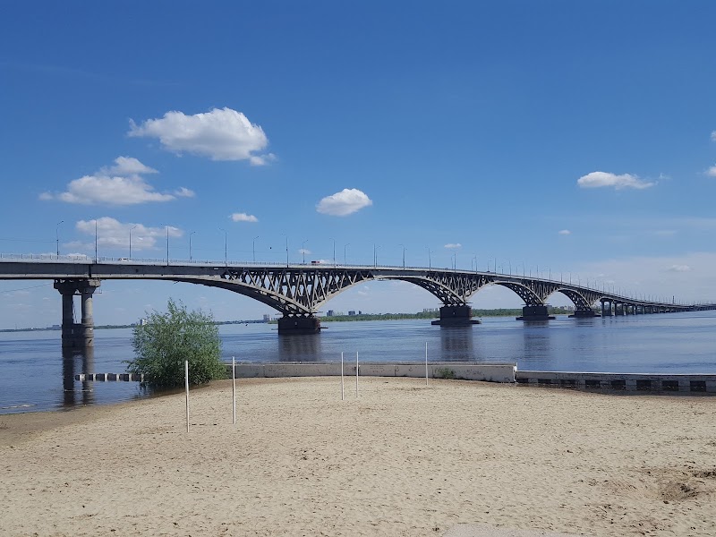 Saratov riverfront and bridge viewpoints — River landscape — Volga Heritage Route — Russia