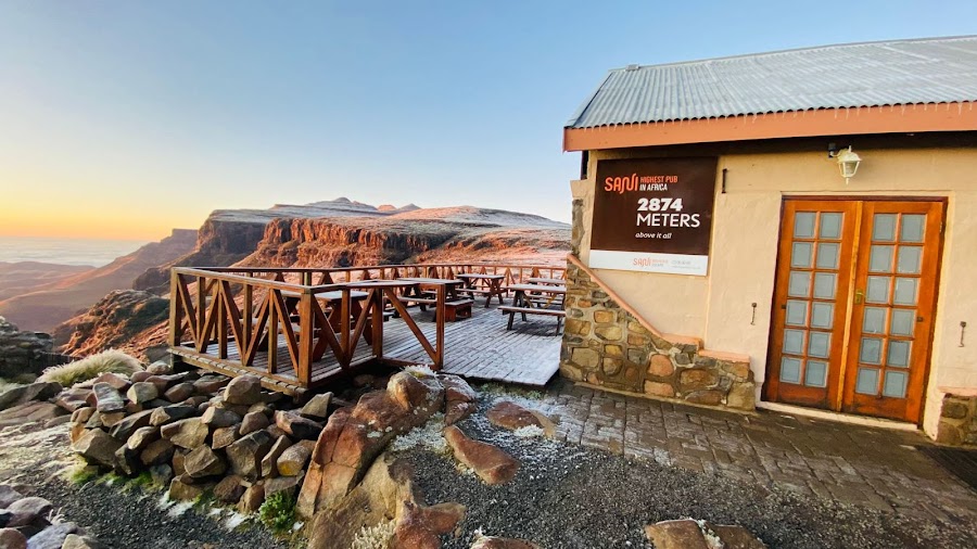 Sani Mountain Lodge Restaurant — Lodge dining — Sani Pass and Roof of Africa — Lesotho