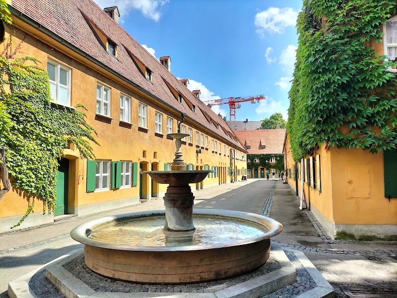 Augsburg old town and Fuggerei — Historic city — The Romantic Road — Germany