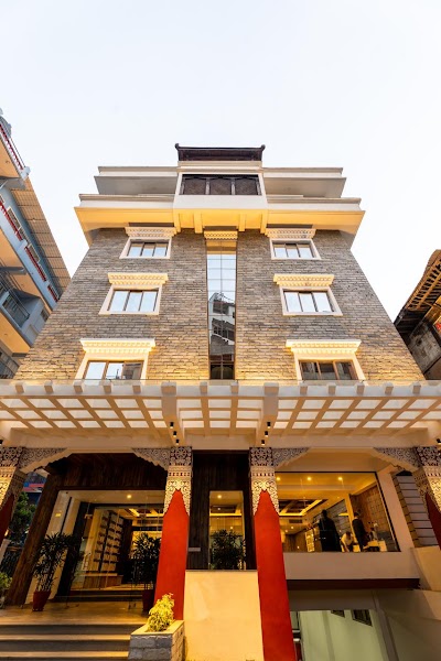 Mystique Himalayan Resort dining room — Tibetan and Nepali — Pokhara to Lo Manthang via Jomsom — Nepal