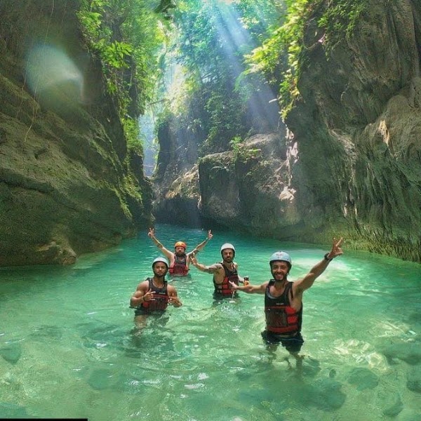 Kawasan canyoneering — Accredited guided adventure — Cebu and Bohol Road Trip — Philippines