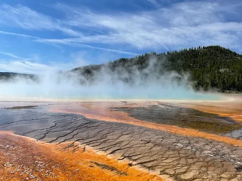 Midway Geyser Basin — Nature — Grand Teton to Yellowstone — United States