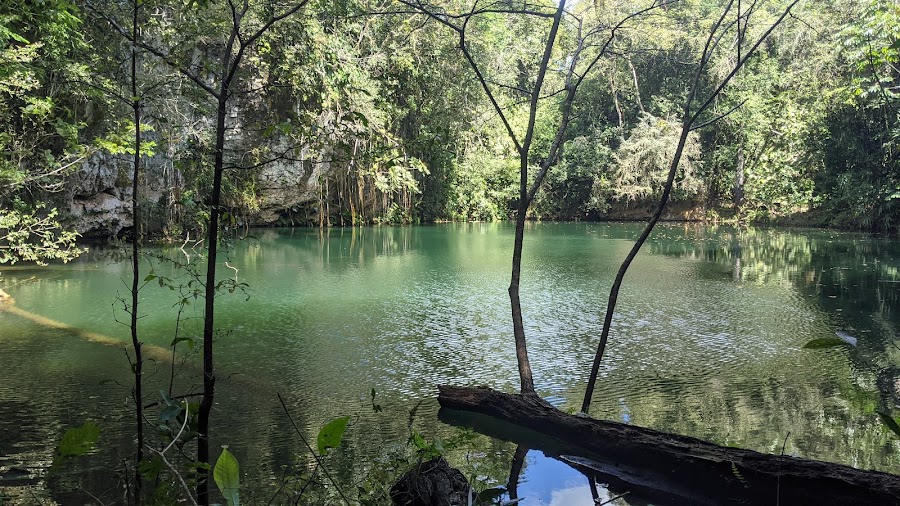 Five Blues Lake National Park — nature — Hummingbird Highway — Belize