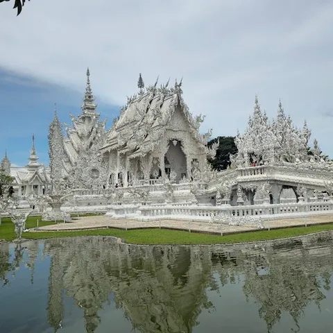 Wat Rong Khun — Temple — Northern Thailand Golden Triangle Loop — Thailand