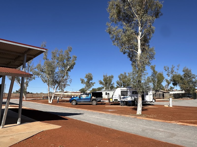 Wiluna Caravan Park camp kitchen — Self-catering — Canning Stock Route — Australia