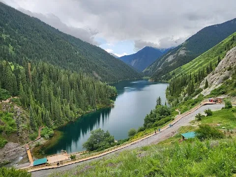 Kolsai Lake 1 shore walk — Nature walk — Almaty to Charyn Canyon and Kolsai Lakes — Kazakhstan