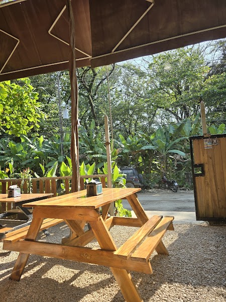 Soda Tiquicia — Costa Rican seafood — Серф-берег полуострова Никоя — Коста-Рика