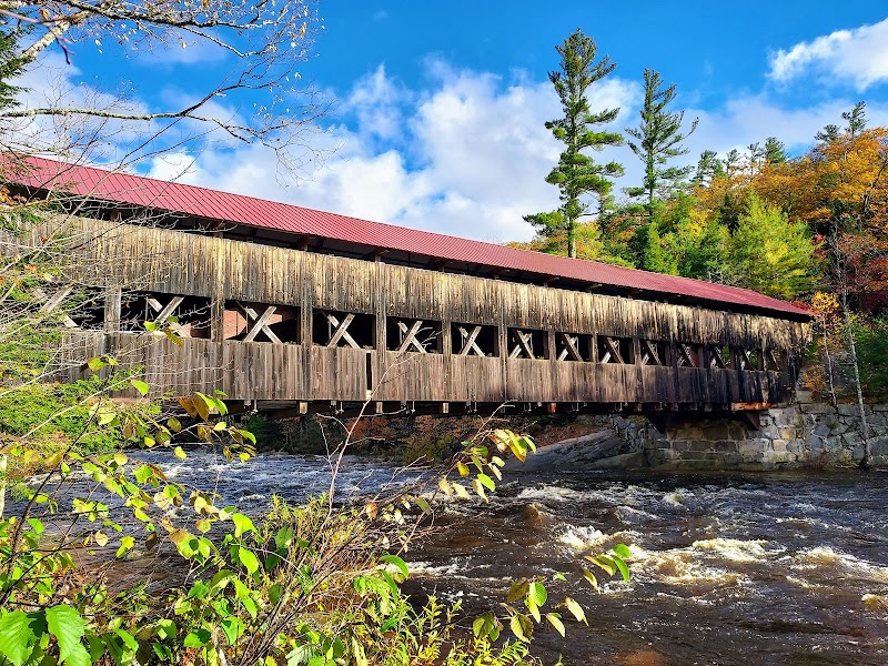 Albany Covered Bridge — Historic Bridge — Kancamagus Highway — United States