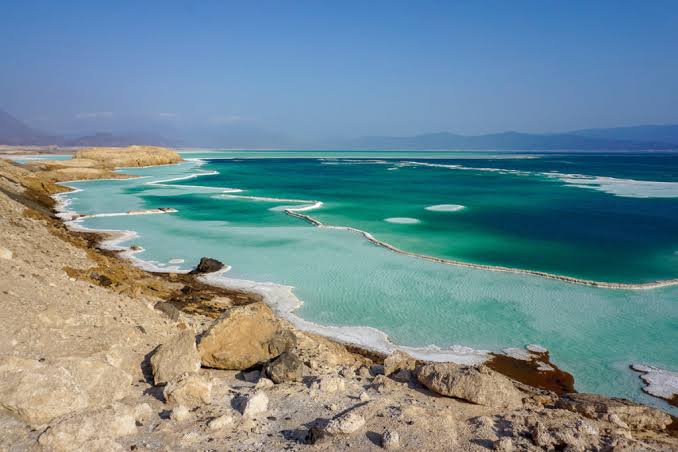 Lake Assal — Arrival — Lake Assal and Goda Mountains — Djibouti
