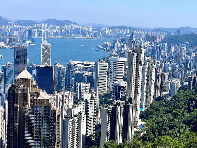Victoria Peak panorama — Scenic Viewpoint — Hong Kong Island South & Shek O — China