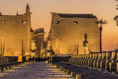 Luxor Temple — ancient temple — Cairo to Luxor Nile Valley — Egypt