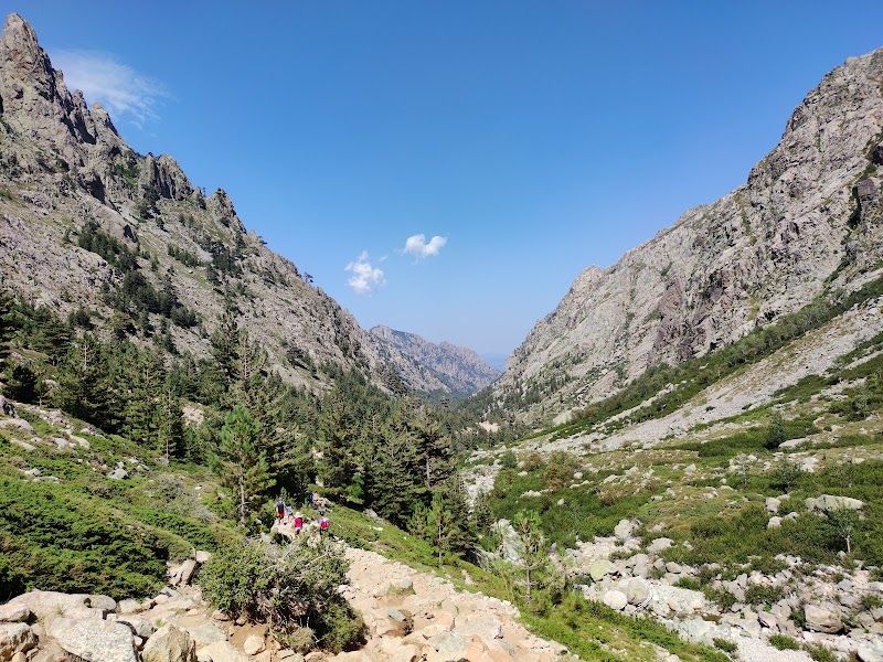 Restonica Valley — Mountain landscape — Corsica Island Drive — France