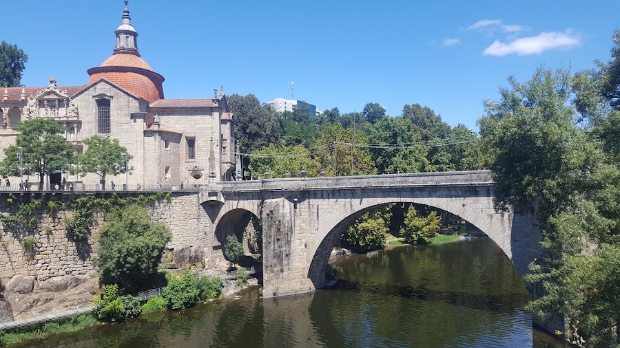 Amarante riverside — Historic town — Douro Valley Wine Route — Portugal
