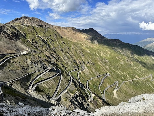 Viewpoint at the Stelvio Pass summit