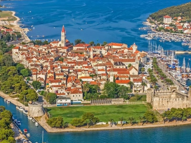 Trogir — Departure — Adriatic Coastal Highway — Croatia