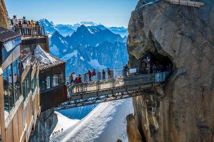 Aiguille du Midi or Montenvers — Weather-dependent attraction — Tunnel du Mont-Blanc — Switzerland / France / Italy