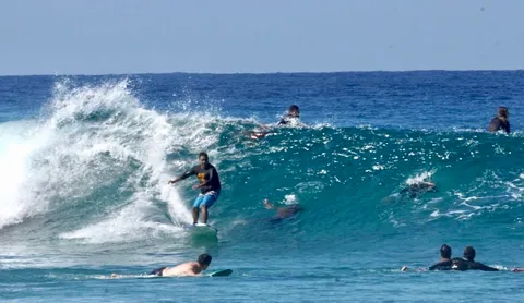 Punta Zicatela — beach and surf — Oaxaca to the Pacific — Mexico