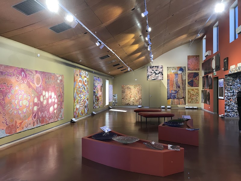 Tjulyuru Regional Arts Gallery — Conditional public gallery — Gunbarrel Highway and Great Central Road to Uluru — Australia