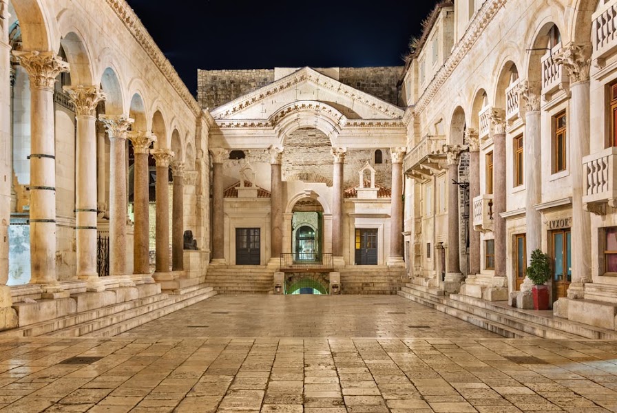 Diocletian’s Palace — Historic centre — Adriatic Coastal Highway — Croatia