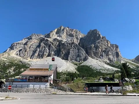 Passo Falzarego — Landmark — The Dolomites — Italy