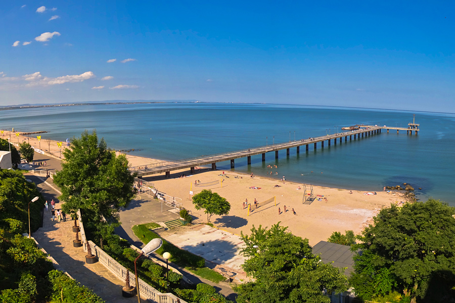 Burgas Sea Garden — park — ساحل البحر الأسود البلغاري من بورغاس إلى سينموريتس — بلغاريا