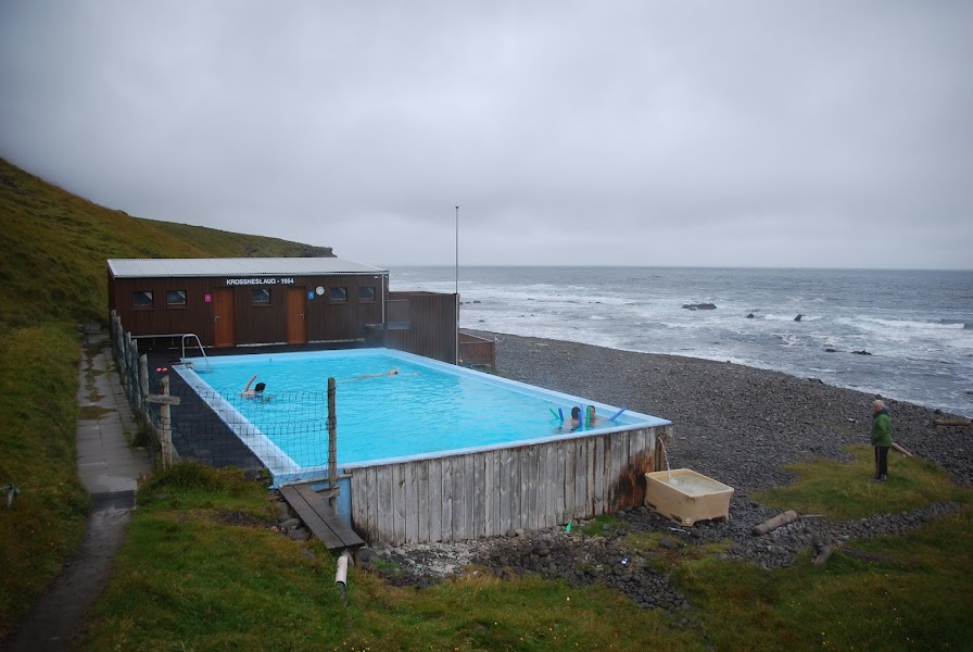 Krossneslaug Hot Pool — Hot spring — Westfjords Ring Road — Iceland