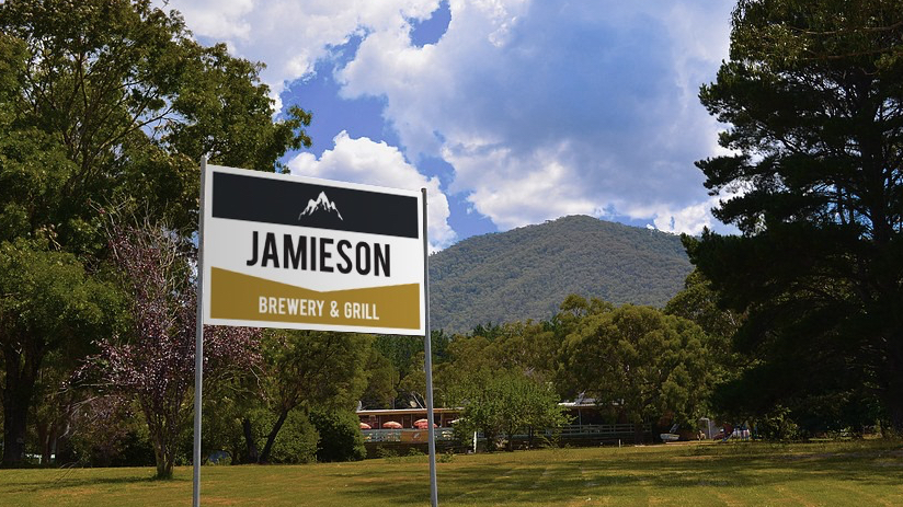 Jamieson Brewery — Country pub meals — Mansfield to Marysville — Australia