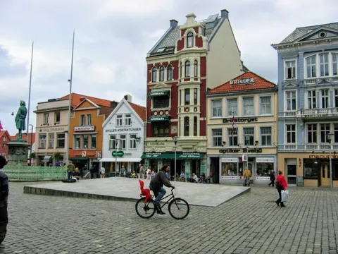 Bergen — Departure — Norwegian West Coast — Norway