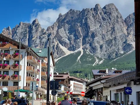 Cortina d'Ampezzo — Arrival — The Dolomites — Italy