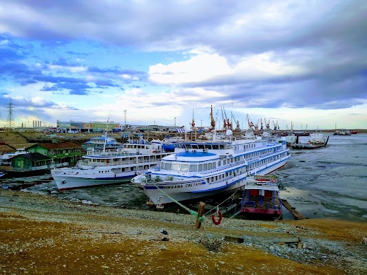 Lena River ferry crossing