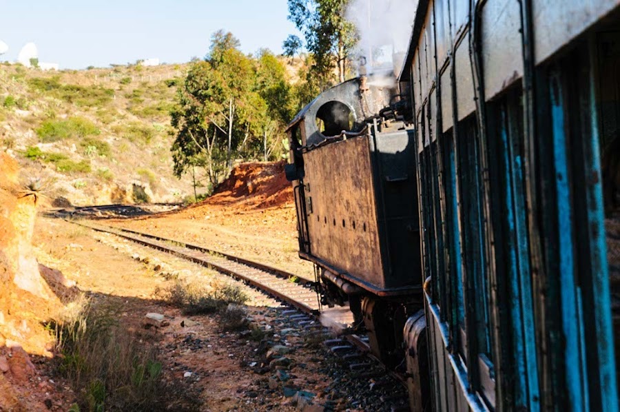Railway Station at Nefasit — Historic site — Massawa to Asmara Escarpment — Eritrea