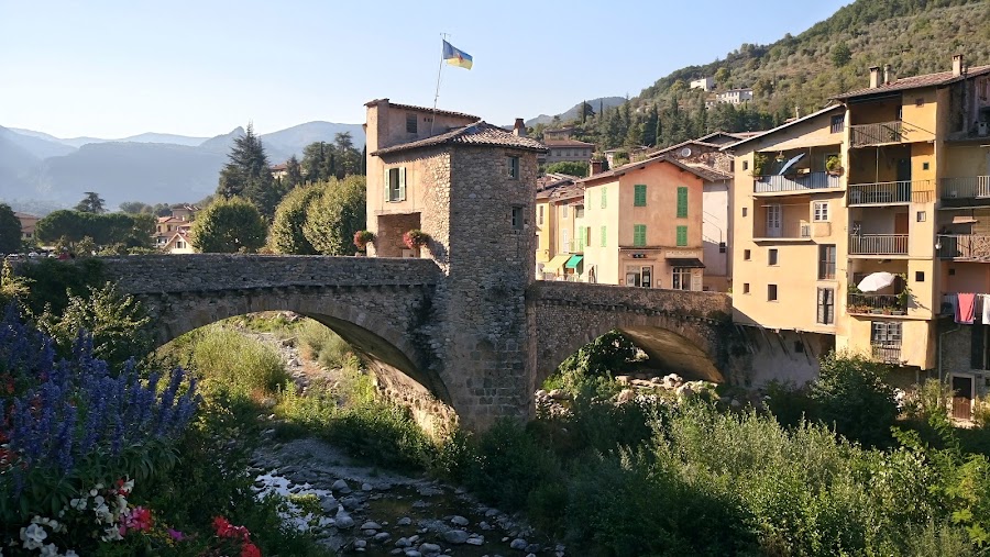 Vieux Pont de Sospel — Historic bridge — Route de Turini — France