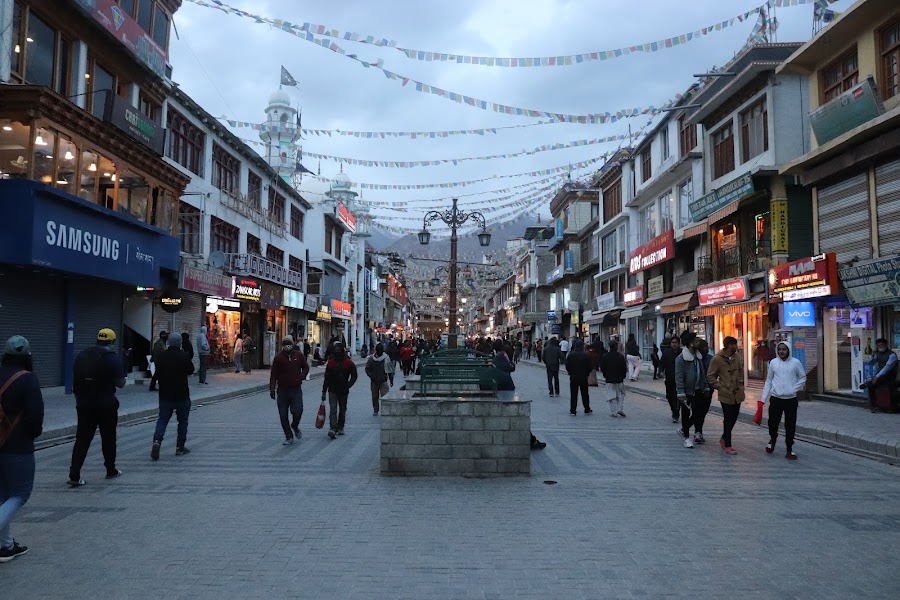 Leh Old Town and Main Bazaar — Historic district — Srinagar–Leh–Manali Highway — India