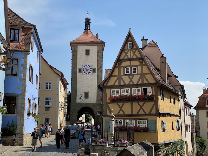 Rothenburg walls and old town — Historic town — The Romantic Road — Germany