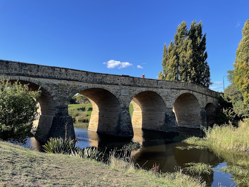 Richmond Bridge precinct — Historic walk — East Coast Tasmania — Australia