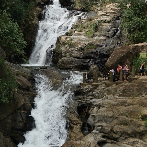 Ravana Falls viewpoint — Waterfall viewpoint — Sri Lanka Grand Route: Colombo to Trincomalee — Sri Lanka