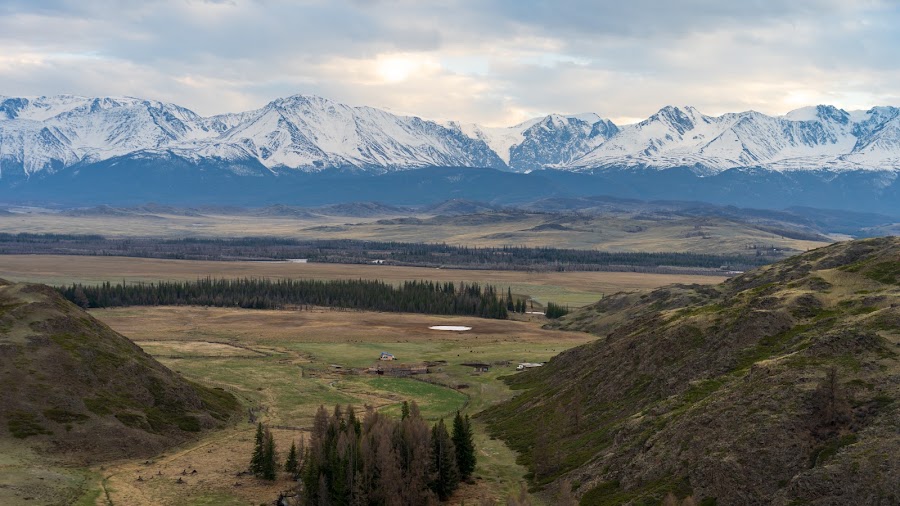 Kurai Steppe — Nature — Novosibirsk to Kosh-Agach via the Chuya Trakt — Russia