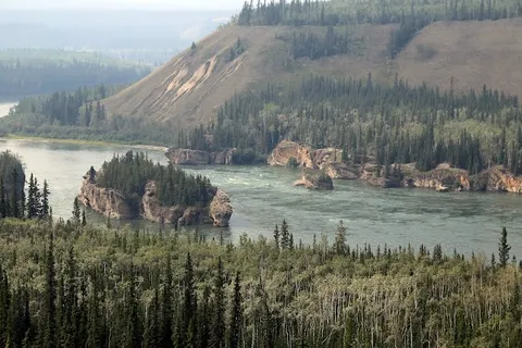 Five Finger Rapids — Nature — Klondike Highway — Canada