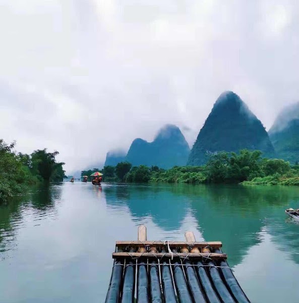 Yulong River raft or cycle route — Nature — Guilin, Longji & Li River to Yangshuo — China